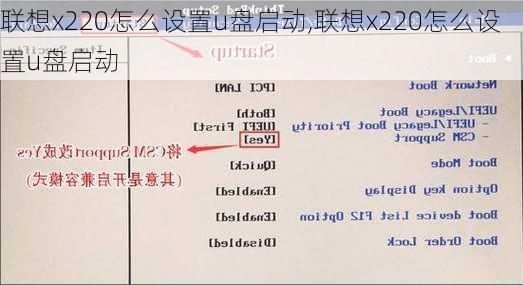 联想x220怎么设置u盘启动,联想x220怎么设置u盘启动