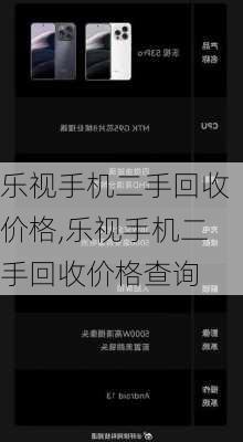 乐视手机二手回收价格,乐视手机二手回收价格查询