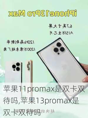 苹果11promax是双卡双待吗,苹果13promax是双卡双待吗