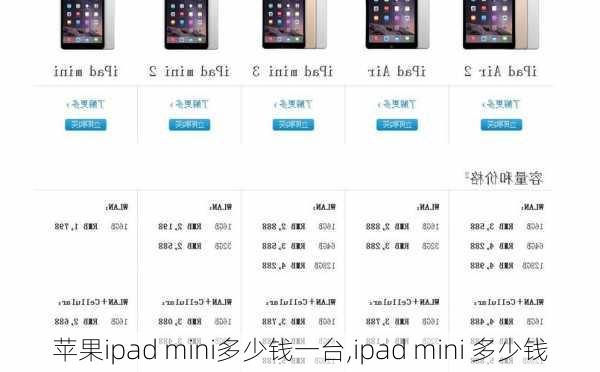 苹果ipad mini多少钱一台,ipad mini 多少钱