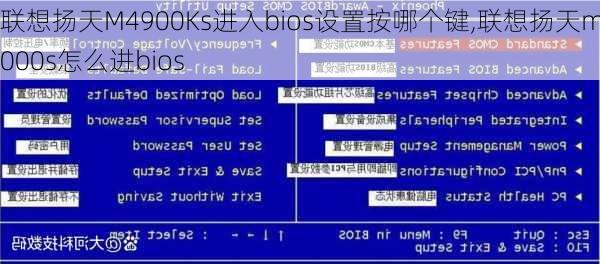 联想扬天M4900Ks进入bios设置按哪个键,联想扬天m4000s怎么进bios