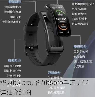 华为b6 pro,华为b6pro手环功能详细介绍图