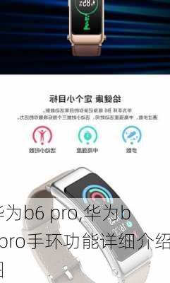 华为b6 pro,华为b6pro手环功能详细介绍图