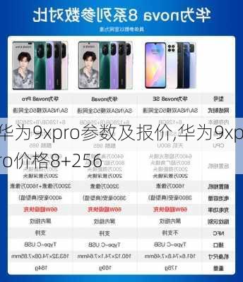 华为9xpro参数及报价,华为9xpro价格8+256