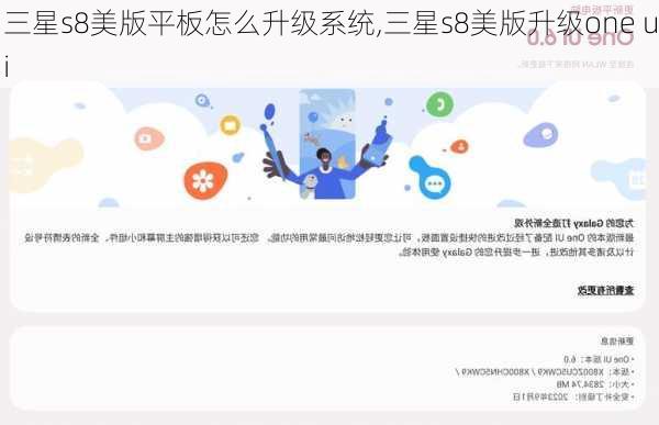 三星s8美版平板怎么升级系统,三星s8美版升级one ui