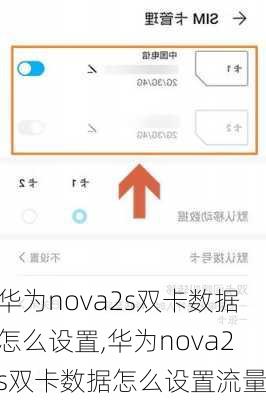 华为nova2s双卡数据怎么设置,华为nova2s双卡数据怎么设置流量