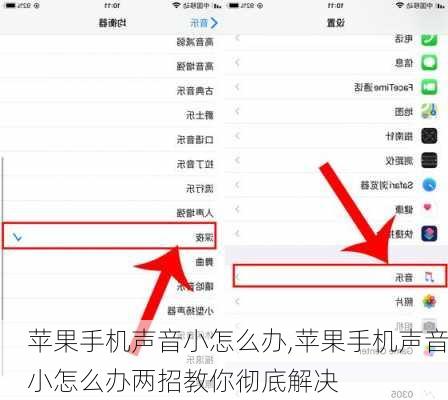 苹果手机声音小怎么办,苹果手机声音小怎么办两招教你彻底解决