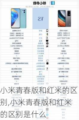 小米青春版和红米的区别,小米青春版和红米的区别是什么