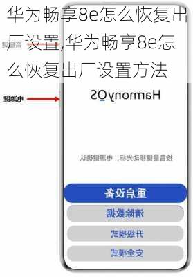 华为畅享8e怎么恢复出厂设置,华为畅享8e怎么恢复出厂设置方法