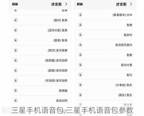三星手机语音包,三星手机语音包参数