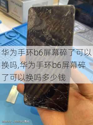 华为手环b6屏幕碎了可以换吗,华为手环b6屏幕碎了可以换吗多少钱