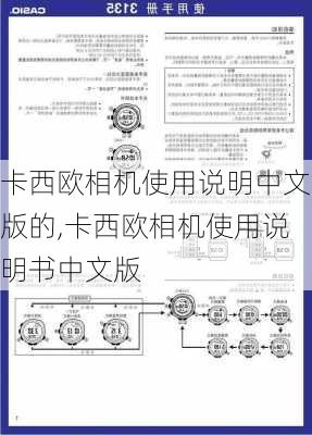 卡西欧相机使用说明中文版的,卡西欧相机使用说明书中文版