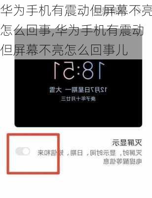 华为手机有震动但屏幕不亮怎么回事,华为手机有震动但屏幕不亮怎么回事儿