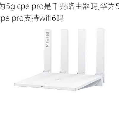 华为5g cpe pro是千兆路由器吗,华为5g cpe pro支持wifi6吗