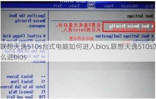 联想天逸510s台式电脑如何进入bios,联想天逸510s怎么进bios