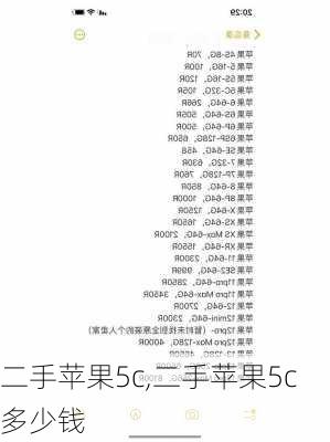 二手苹果5c,二手苹果5c多少钱