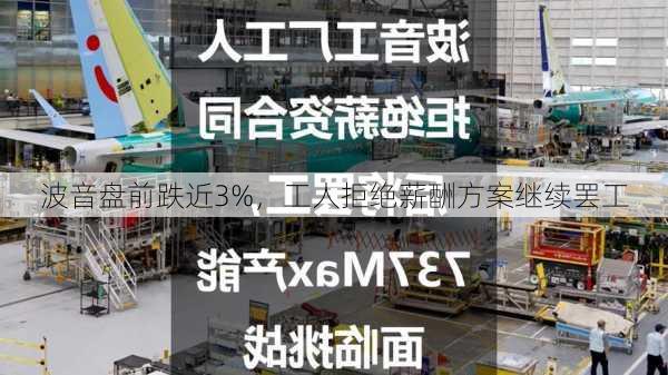 波音盘前跌近3%，工人拒绝薪酬方案继续罢工