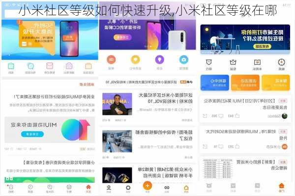 小米社区等级如何快速升级,小米社区等级在哪