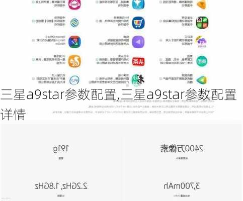 三星a9star参数配置,三星a9star参数配置详情