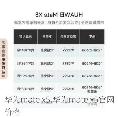 华为mate x5,华为mate x5官网价格