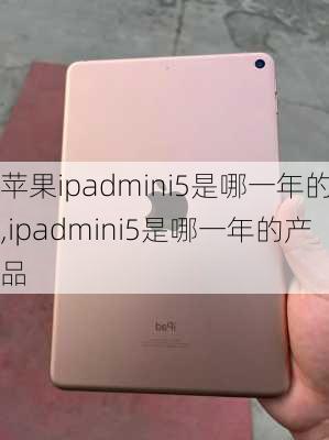 苹果ipadmini5是哪一年的,ipadmini5是哪一年的产品