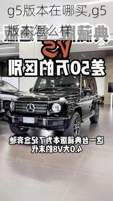 g5版本在哪买,g5版本怎么样