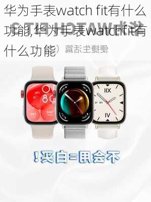 华为手表watch fit有什么功能,华为手表watchfit有什么功能