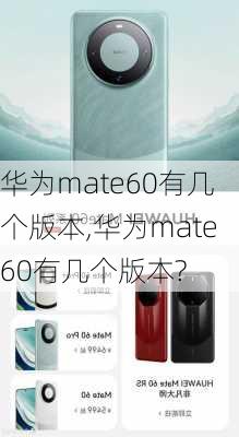 华为mate60有几个版本,华为mate60有几个版本?