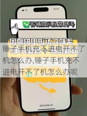 锤子手机充不进电开不了机怎么办,锤子手机充不进电开不了机怎么办呢