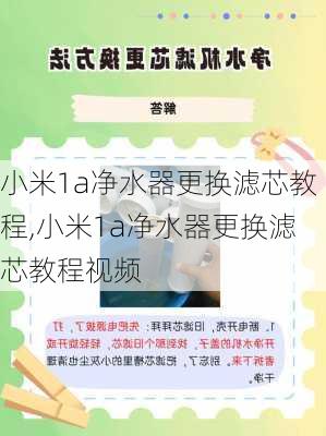 小米1a净水器更换滤芯教程,小米1a净水器更换滤芯教程视频