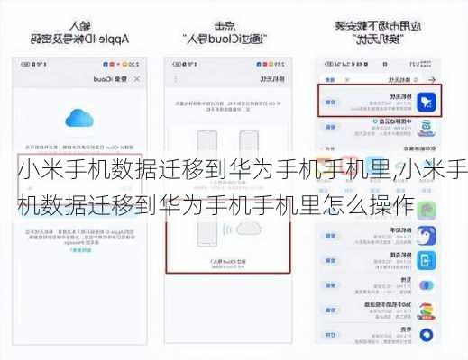 小米手机数据迁移到华为手机手机里,小米手机数据迁移到华为手机手机里怎么操作