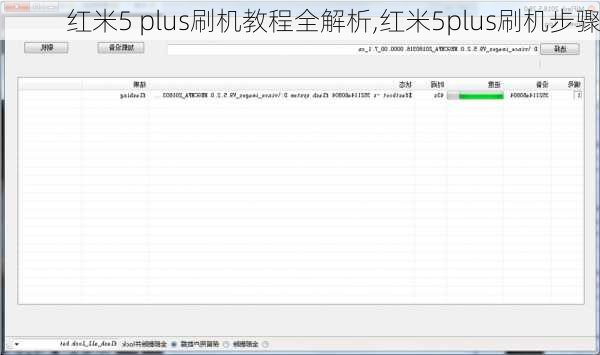 红米5 plus刷机教程全解析,红米5plus刷机步骤