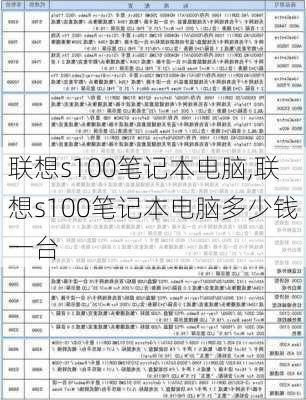 联想s100笔记本电脑,联想s100笔记本电脑多少钱一台