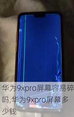 华为9xpro屏幕容易碎吗,华为9xpro屏幕多少钱