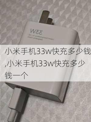 小米手机33w快充多少钱,小米手机33w快充多少钱一个