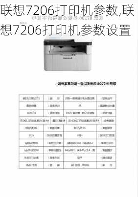 联想7206打印机参数,联想7206打印机参数设置